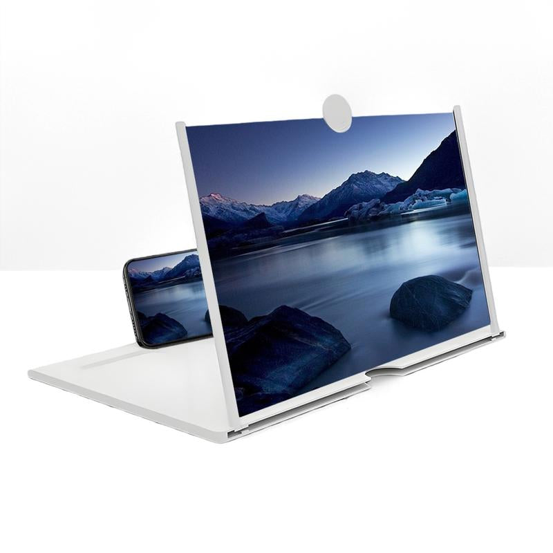 12"Mobile Phone Magnifier - Ultra-Hd Screen Magnifier for Easy TV Viewing Orientation for Landscapes Use Eye Protection Full-Screen Mobile Phone Magnification