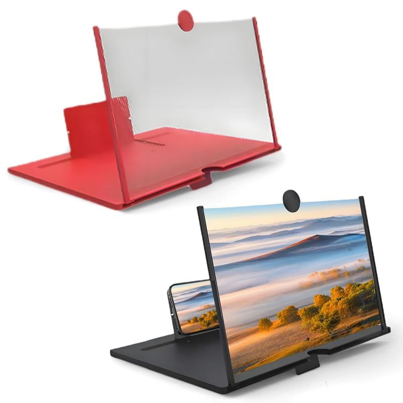 12"Mobile Phone Magnifier - Ultra-Hd Screen Magnifier for Easy TV Viewing Orientation for Landscapes Use Eye Protection Full-Screen Mobile Phone Magnification