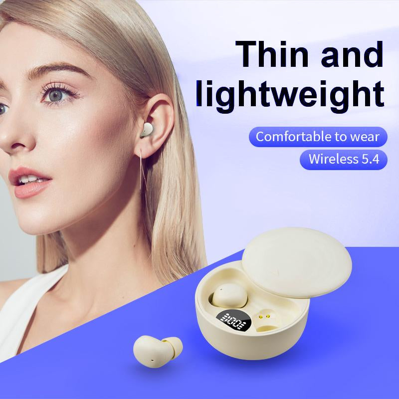 Mini Invisible Headphones Bluetooth 5.4 True Wireless In-Ear Earphones Sport Audio Earbud Audifonos Bluetooth Wireless Headphones Noise Cancelling Headphones Gamingheadset