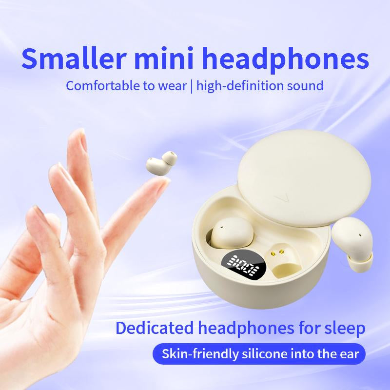 Mini Invisible Headphones Bluetooth 5.4 True Wireless In-Ear Earphones Sport Audio Earbud Audifonos Bluetooth Wireless Headphones Noise Cancelling Headphones Gamingheadset