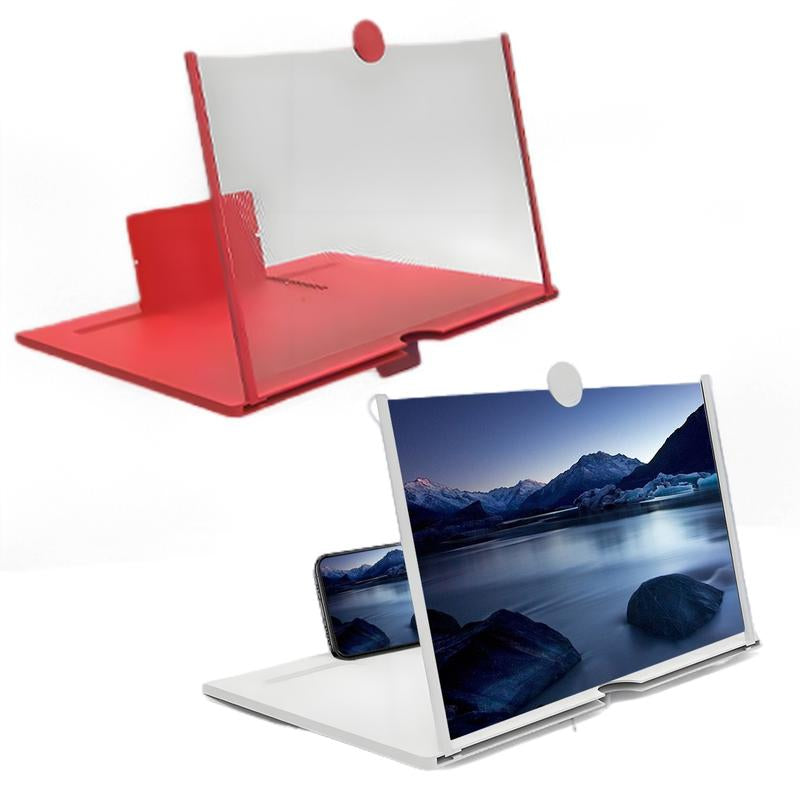 12"Mobile Phone Magnifier - Ultra-Hd Screen Magnifier for Easy TV Viewing Orientation for Landscapes Use Eye Protection Full-Screen Mobile Phone Magnification