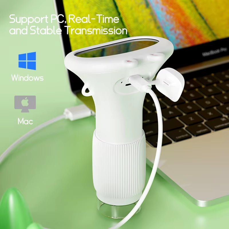 1000X Kids USB Microscope with LED & Camera – Fun Science Toy for Learning, Photos & Videos